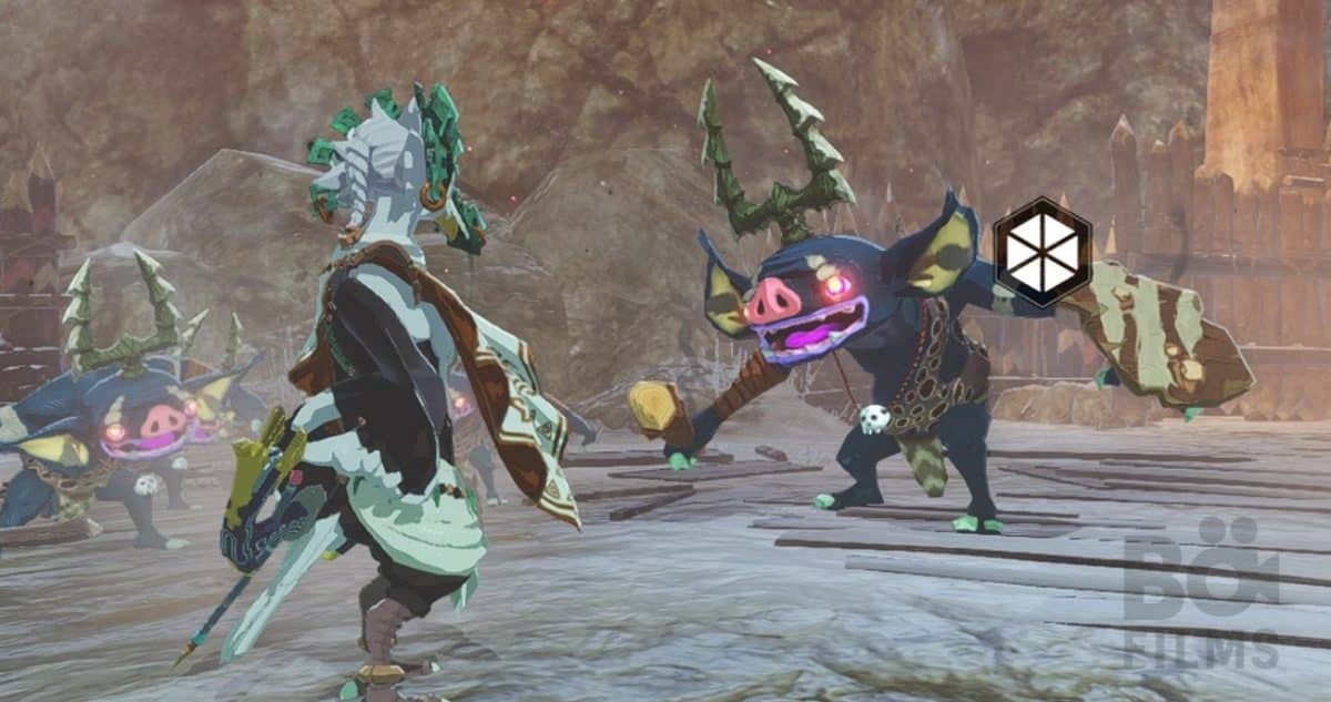 Zelda adaptation scène combat -poster