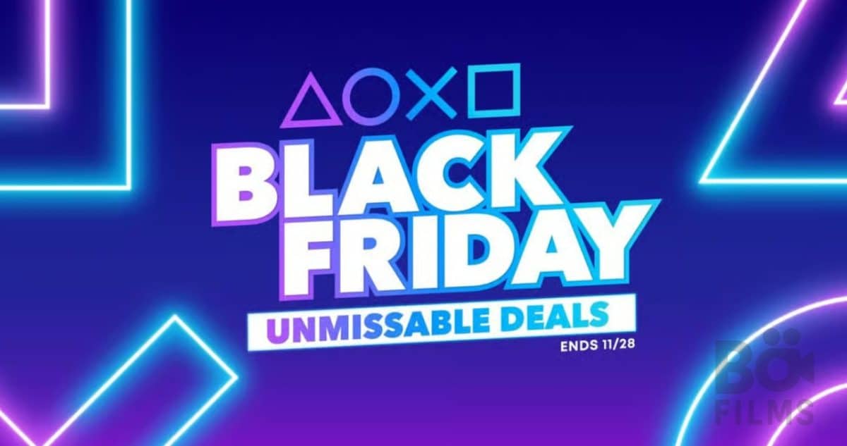 PS Plus promotion Black Friday -poster