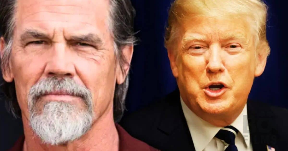 Trump et Josh Brolin interview -montage