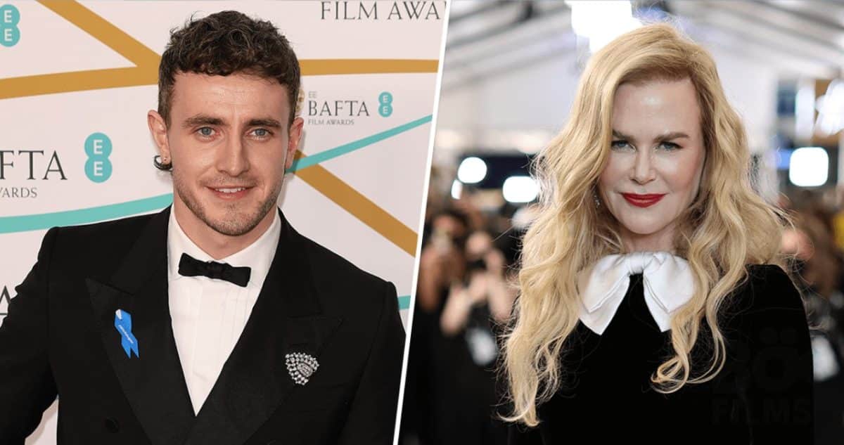 Paul Mescal interview tapis rouge Londres -poster