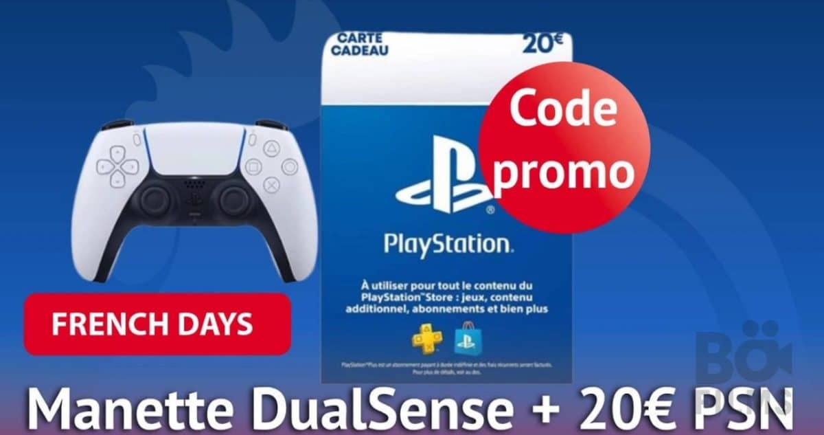 carte cadeau PlayStation réduction -montage