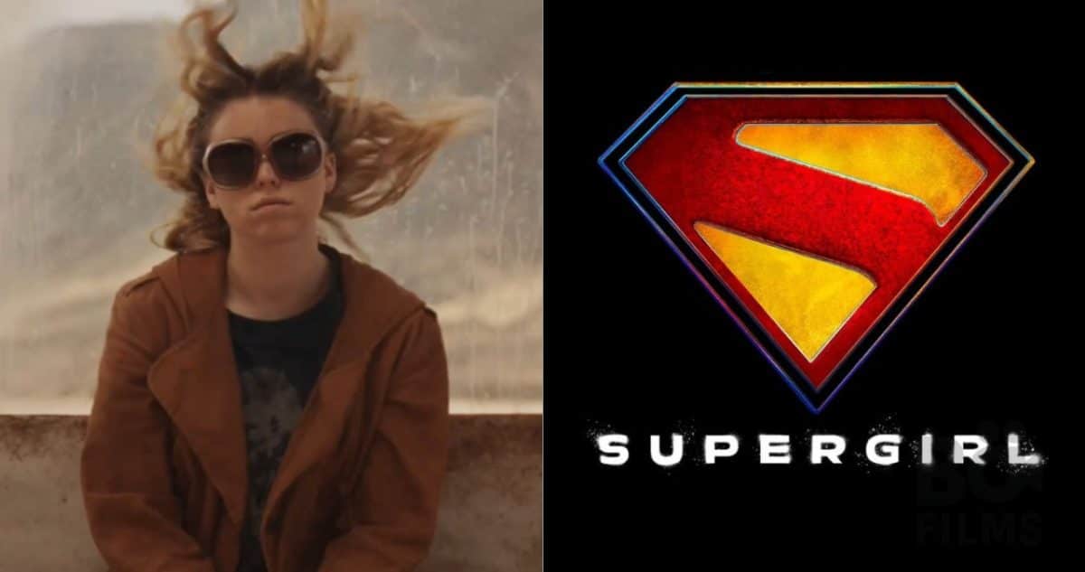 Supergirl Milly Alcock tournage -poster