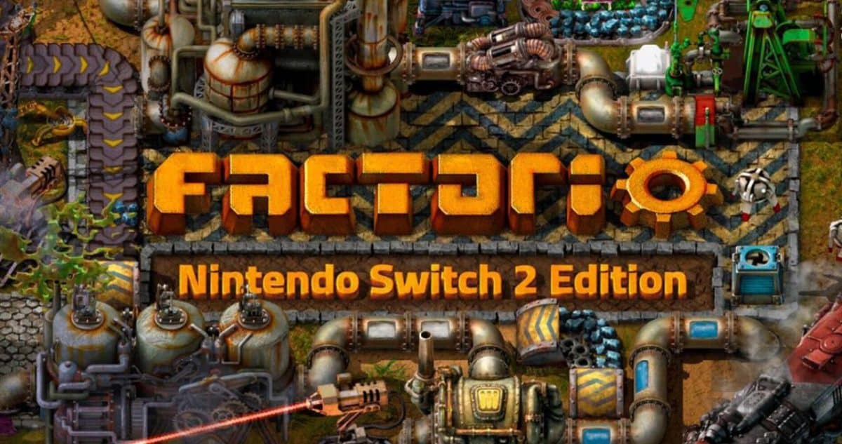 Factorio Switch 2 gameplay -poster