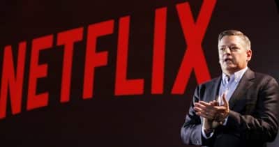 Ted Sarandos discours Paris -poster