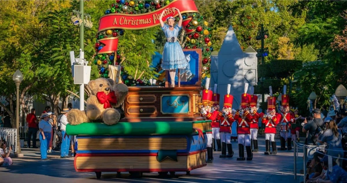 Parade Disney Noël chanteurs live -poster