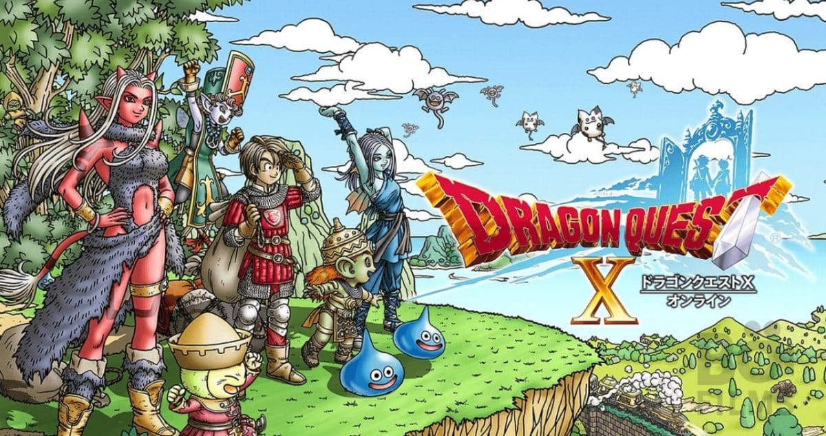 Dragon Quest X extension gameplay Japon -poster